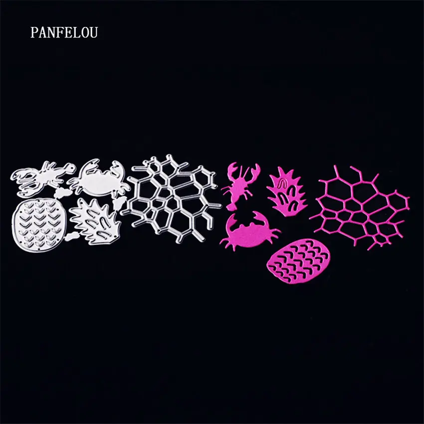 Металлические крабы PANFELOU бумажные штампы для высечки скрапбукинга пасхальные