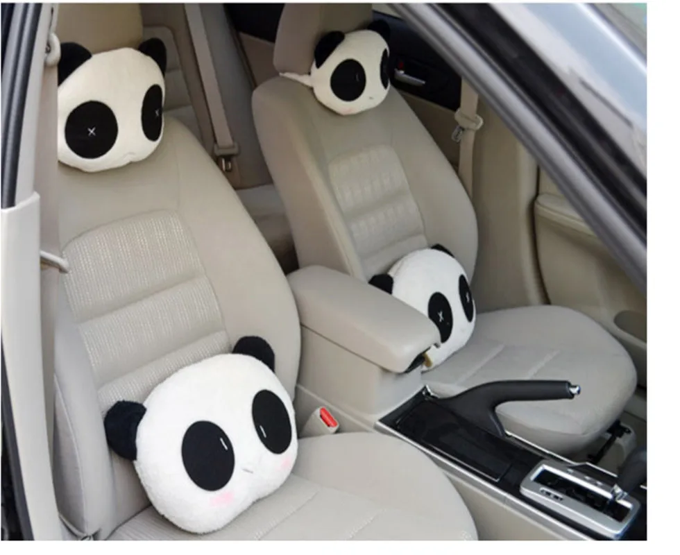 1 шт. прекрасный узор панда чехлы для автомобильных сидений Универсальный
