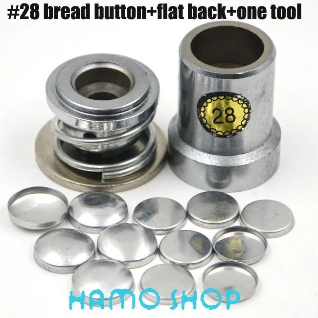 

200set/lot #28 Round Fabric Aluminum Covered Cloth Button With One Tool Metal Jewelry Accessories For Handmade DIY Free Shipping