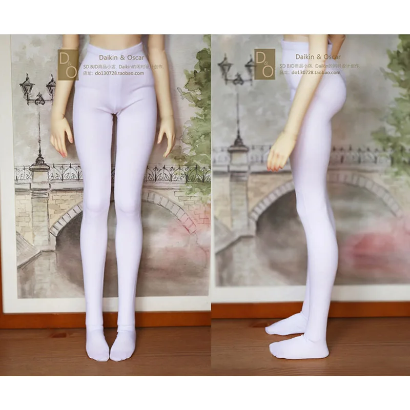 Аксессуары для куклы bjd, кукольный носок для 1/3, 1/4, 1/6, 1/8, 1/12, 12 дюймов, носки в полоску для куклы, хлопковые колготки - Цвет: Фиолетовый