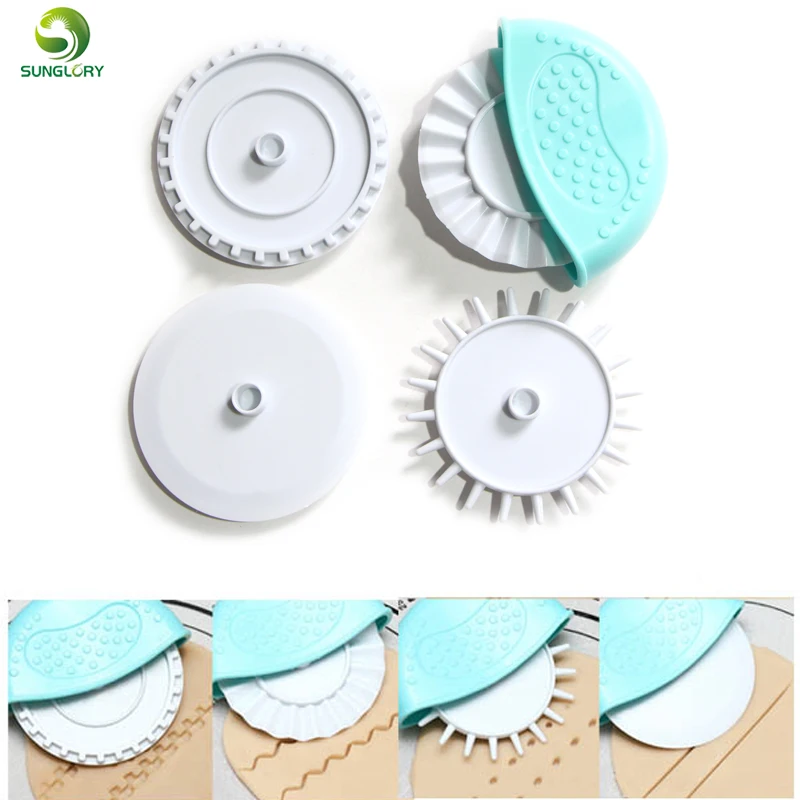 4 шт. режущий ролик для изготовления помадки|Другие инструменты тортов| |