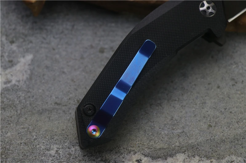OEM ZT0095 раскладной складной нож подшипник 9Cr14Mov лезвие G10 Ручка Открытый кемпинг многоцелевой охотничий инструмент EDC