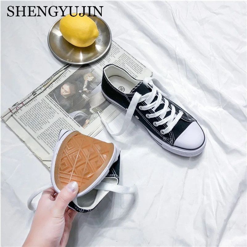 SHENGYUJIN/сезон весна-лето парусиновая обувь для мужчин Новинка 2019 года низкая цвет