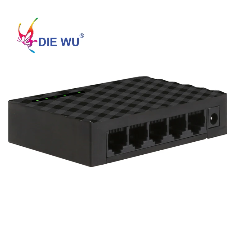 5 портов гигабитный сетевой коммутатор 10/100/1000 Мбит/с Ethernet адаптер EU или US plug