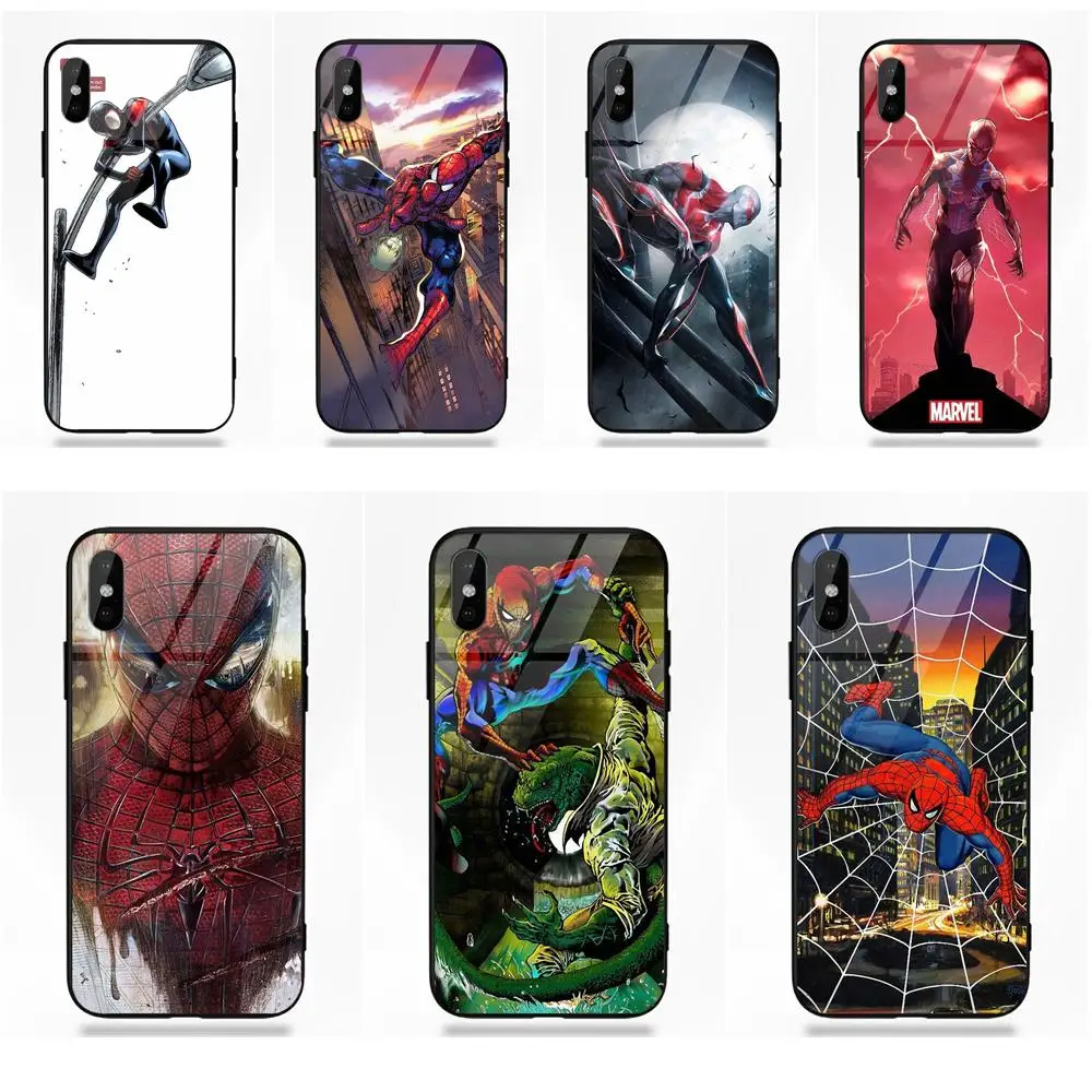 Vvcqod Comics Spider Man Venom для Apple iPhone 5 5C 5S SE 6 6S 7 8 Plus X XS Max XR Мягкий ТПУ оправа закаленное