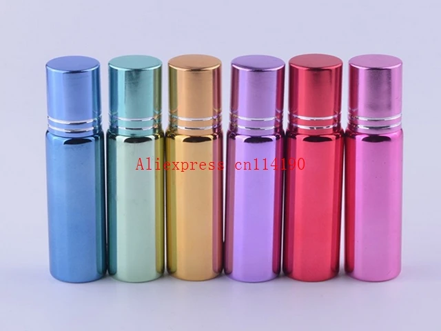 200 шт./лот стеклянные флаконы для духов с шариком рулон на стеклянной бутылке 5 мл