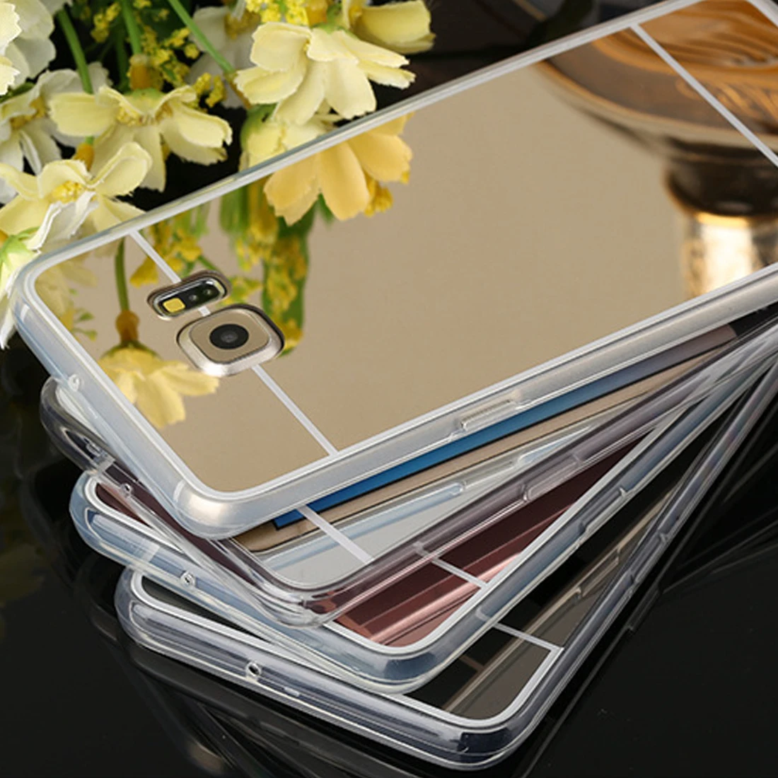 Новый модный зеркальный чехол для телефона SamsungS6 S6edge S7 S7edge J530 J730 A5 A7 NOTE8 S9 S9PLUS |