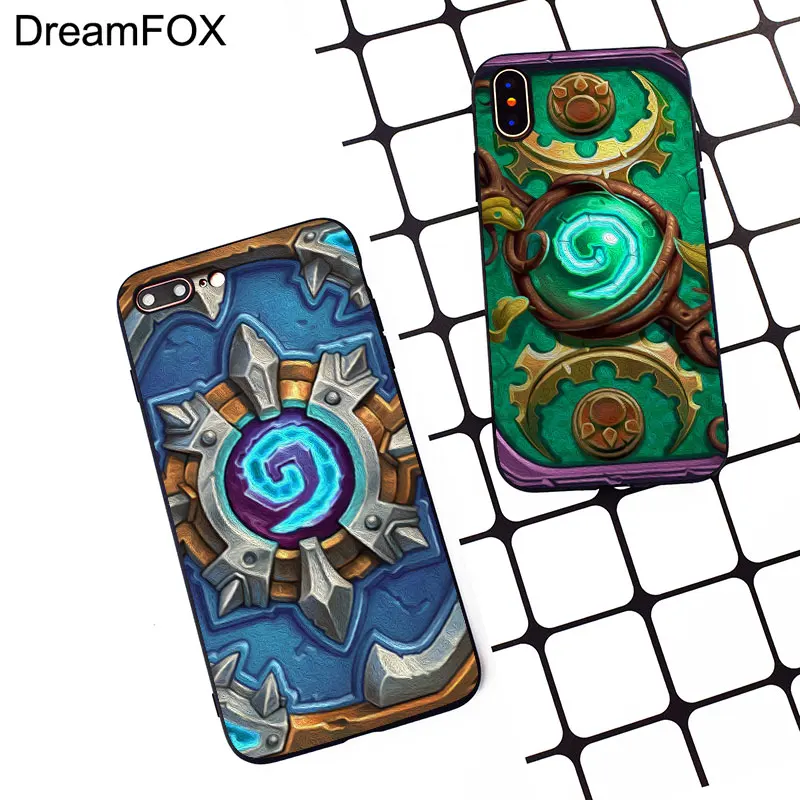 M236 Hearthstone Heroes Черный силиконовый чехол для Apple iPhone 11 Pro XR XS Max X 8 7 6 6S Plus 5 5S 5G SE |