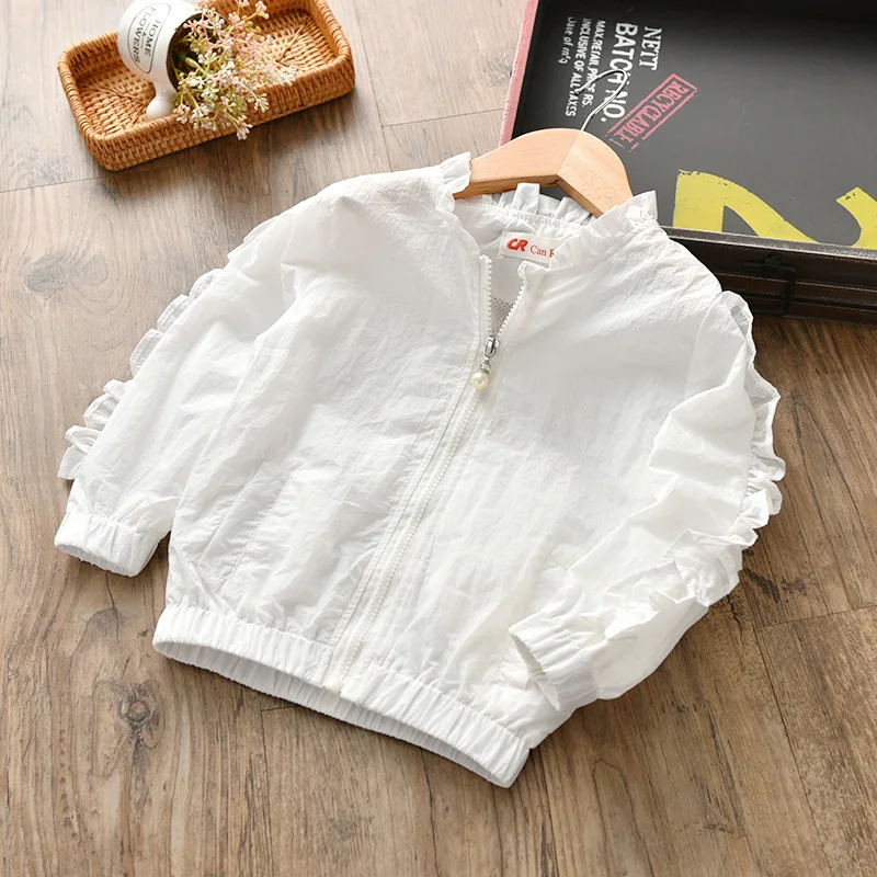 2019 Brand New Infant Kids Baby Girls Zipper Coat Jacket Autumn Winter Tops Solid Ruffles Long Sleeve Warm Clothes Outfits 2-5T | Детская
