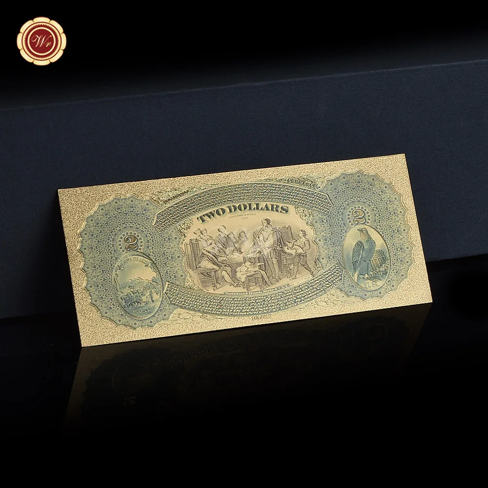 Банкнота из золотой фольги 24 карата цвет золотистого цвета для украшения дома и