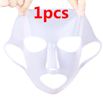 1pcs style 1 Силиконовая маска для лица, лист, маска, увлажняющая, анти-офф, маска для ушей, фиксированная, предотвращает испарение эссенции, многоразовая маска для ухода за кожей лица - Цвет: 1pcs style 1