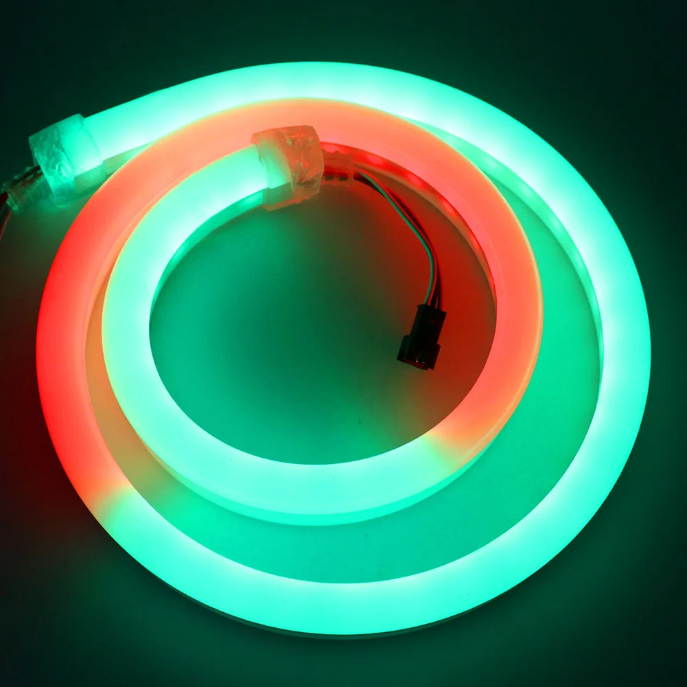 Светодиодная лента RGB WS2812B водонепроницаемая полноцветная светодиодная DMX512 512IC