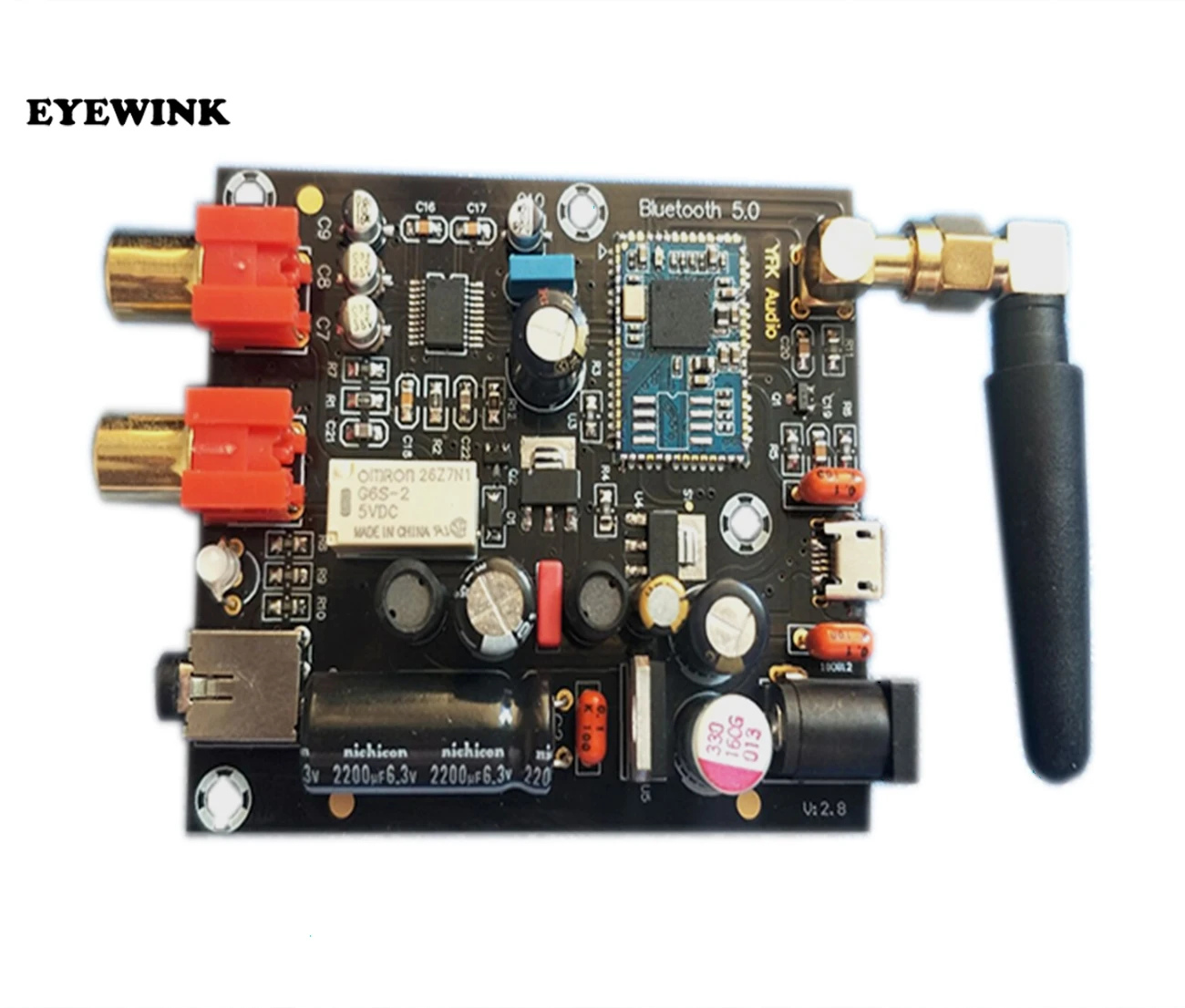 Новинка CSR8675 Беспроводная плата приемника 5 0 PCM5102A APTX HD I2S DAC декодер с антенной