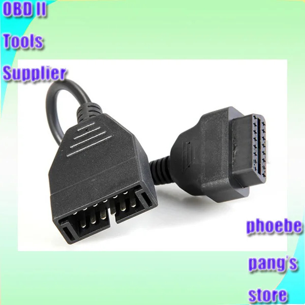 10 шт. OBD/OBD2 разъем для Daewoo 12 PIN адаптер 16Pin диагностический кабель|obd2 connector|diagnostic