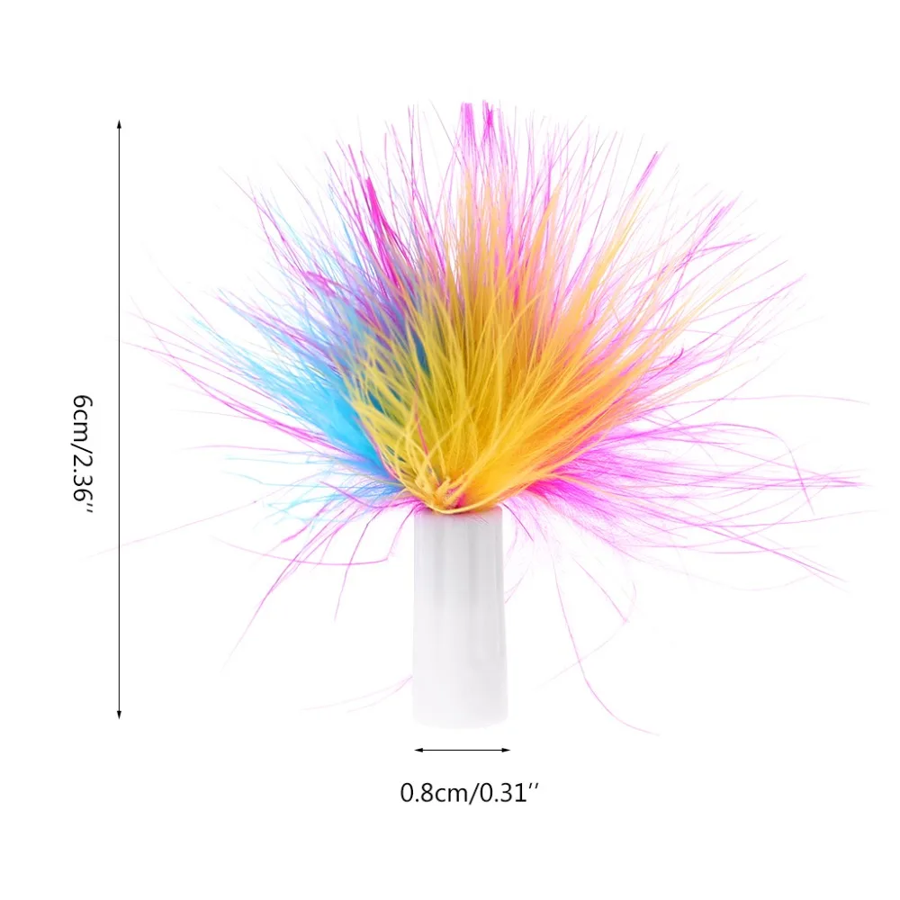 3 шт Pet автоматические кошачьи интерактивные игрушки заменить перо электронные вращающиеся игрушки заменить перо