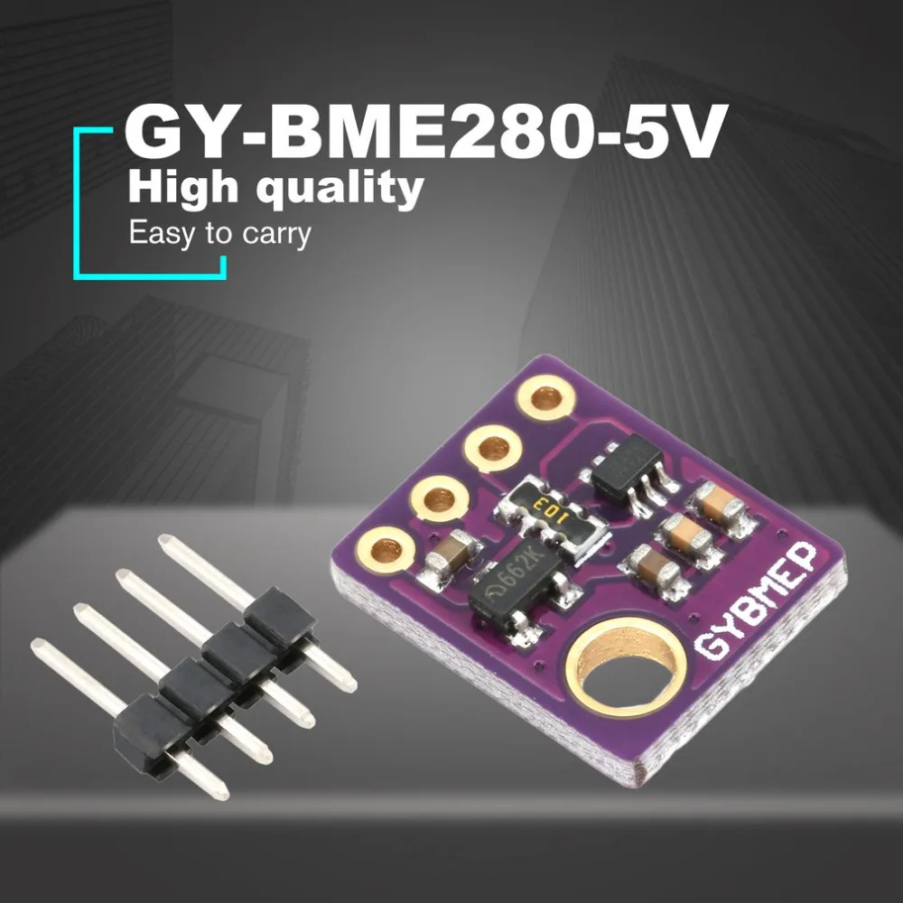 GY-BME280-5V цифровой Сенсор SPI I2C влажности Температура и барометрическое давление Давление Сенсор модуль 1,8-5 V DC высокой точности