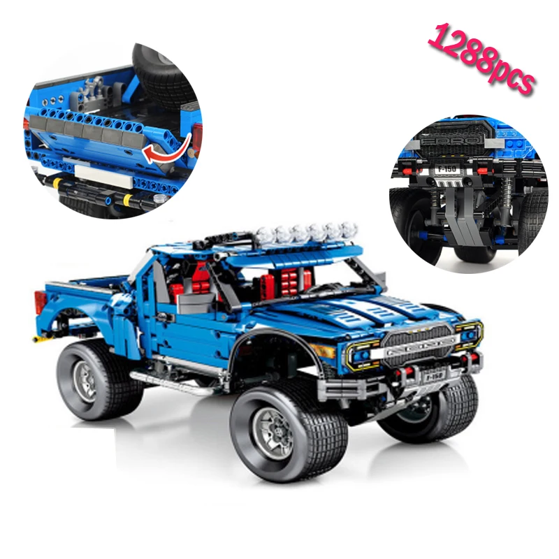 Техника подобрать F 150 SVT Raptor строительных блоков Кирпичи Классические модели