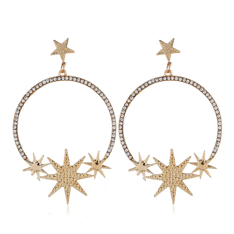 Женские винтажные серьги-пусеты adolph большие серьги в Корейском стиле с