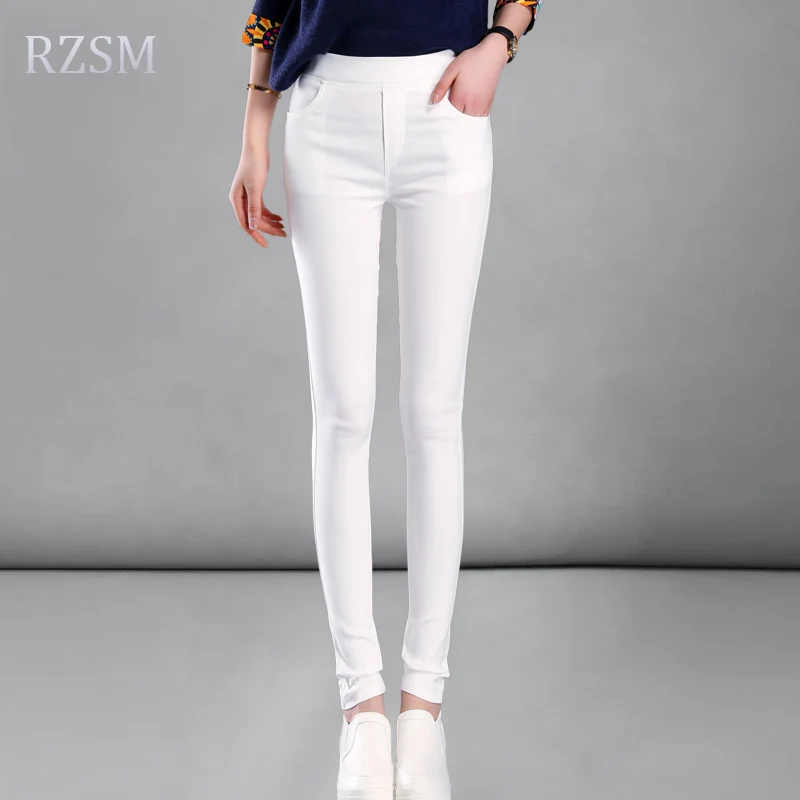 Прямая доставка Цветные стрейч Модные женские конфеты цветные карандаш брюки