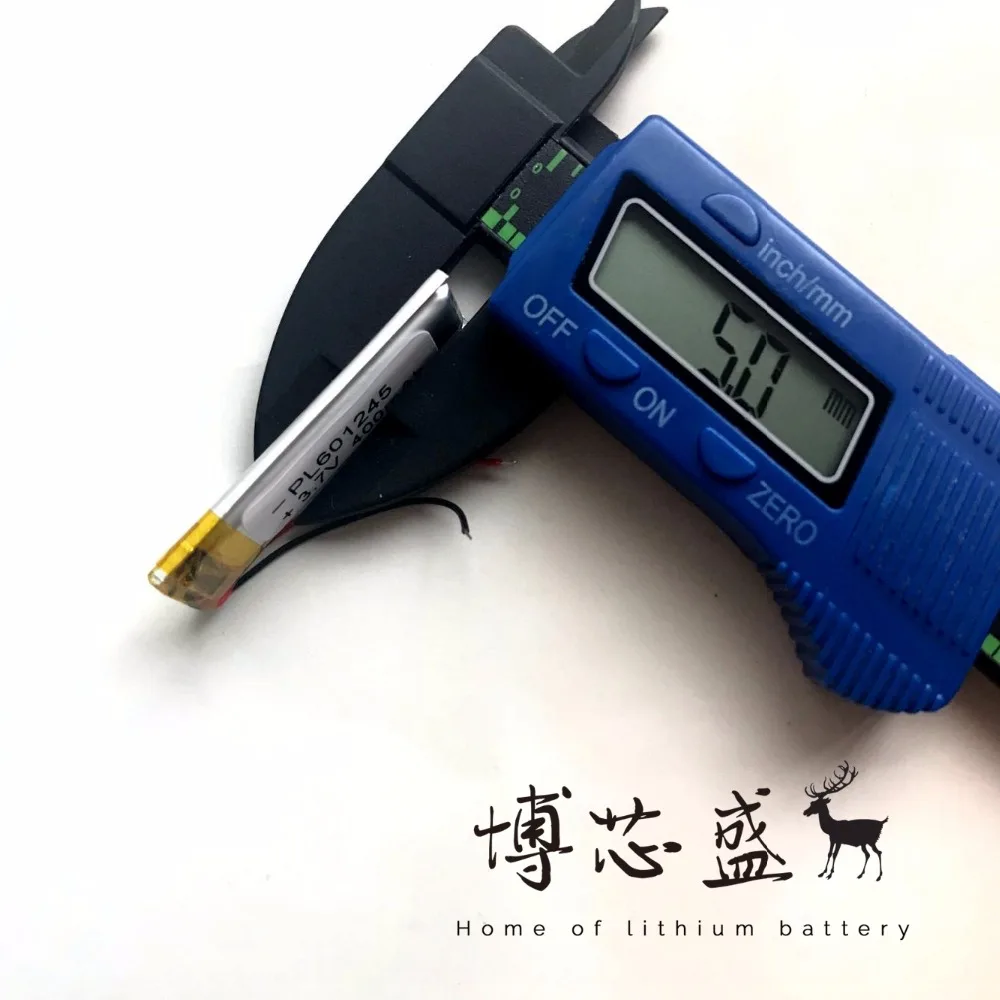 Полимерный аккумулятор 400 мАч 3 7 В 601245 умный дом MP3 динамики литий-ионный для dvr gps