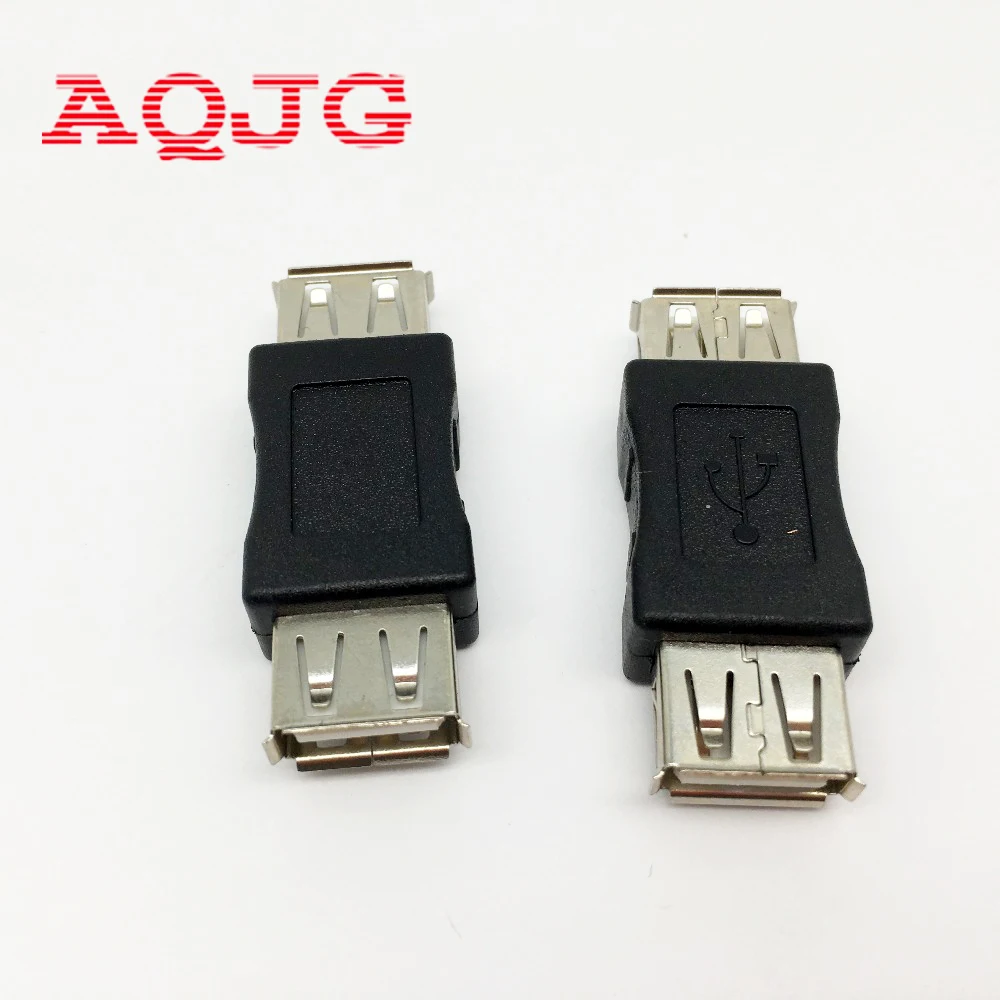 Переходник с разъемом USB 2 0 типа A на гнездо коннектор F/F Удлинительный разъем Usb AQJG
