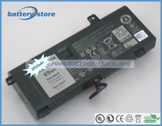 Подлинные Аккумуляторы для ноутбуков Alienware 14 14X R3 Y3PN0 ALW14D 4528 4828 1728 GO5YJ AW14 Mid2013 11 1 V 6