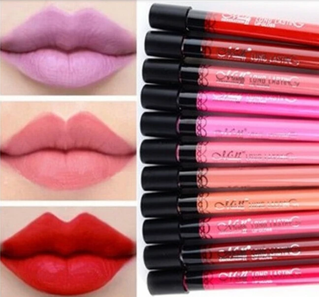 2015 женщины дамы прибытие водонепроницаемый элегантный цвет помады губы палку