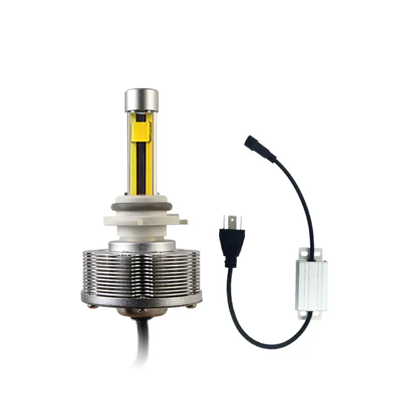 Пар HB4 (9006) LED Противотуманные фары авто convision лампы внешних Light 3000 К ультра яркий