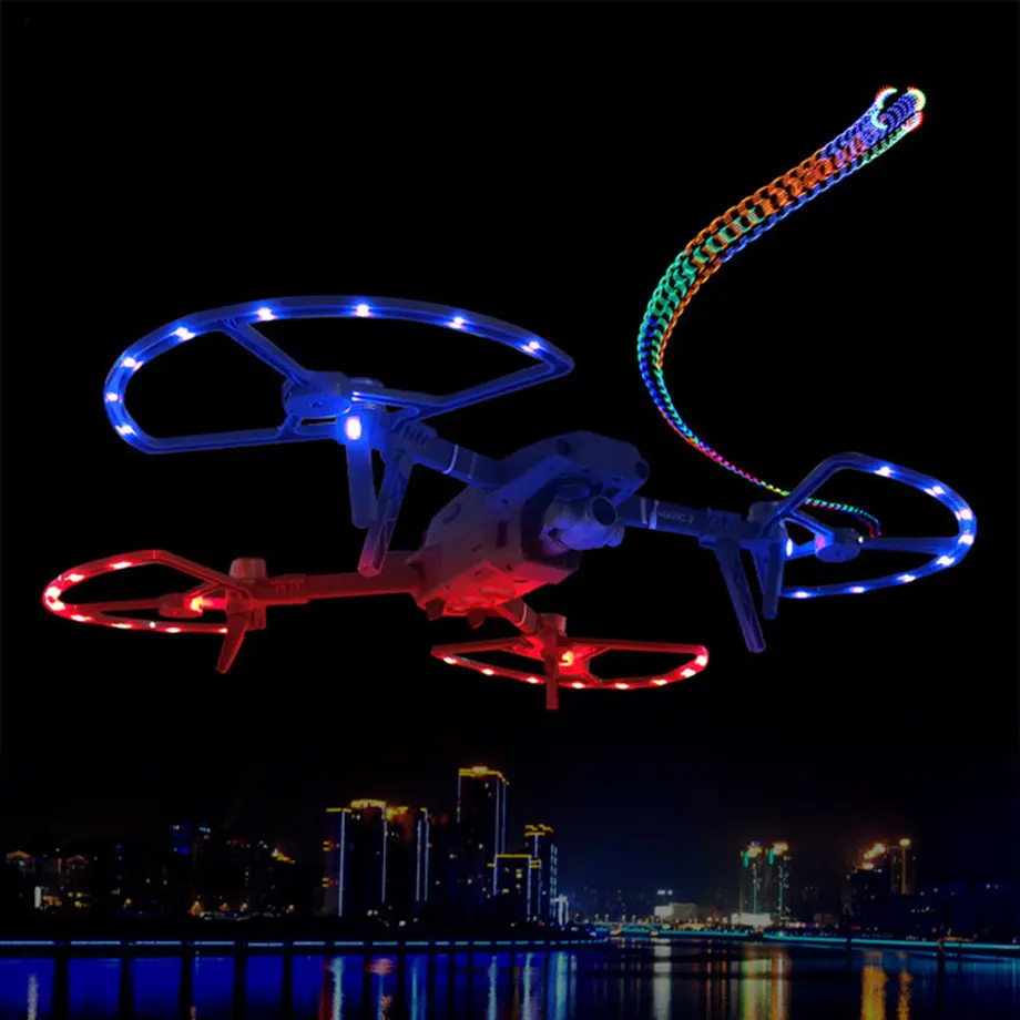 Светодиодные пропеллеры 8743F со стабилизаторами шасси удлинители для MAVIC 2 Pro/MAVIC Zoom