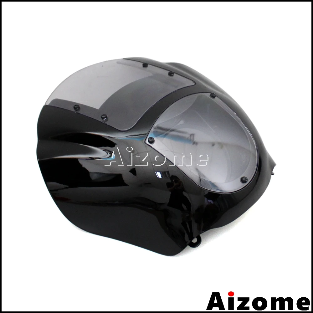 Четверть обтекателя Для Harley Dyna Fat Bob Sportster 45 мм 49 кронштейн крепления Кафе Racer Head light
