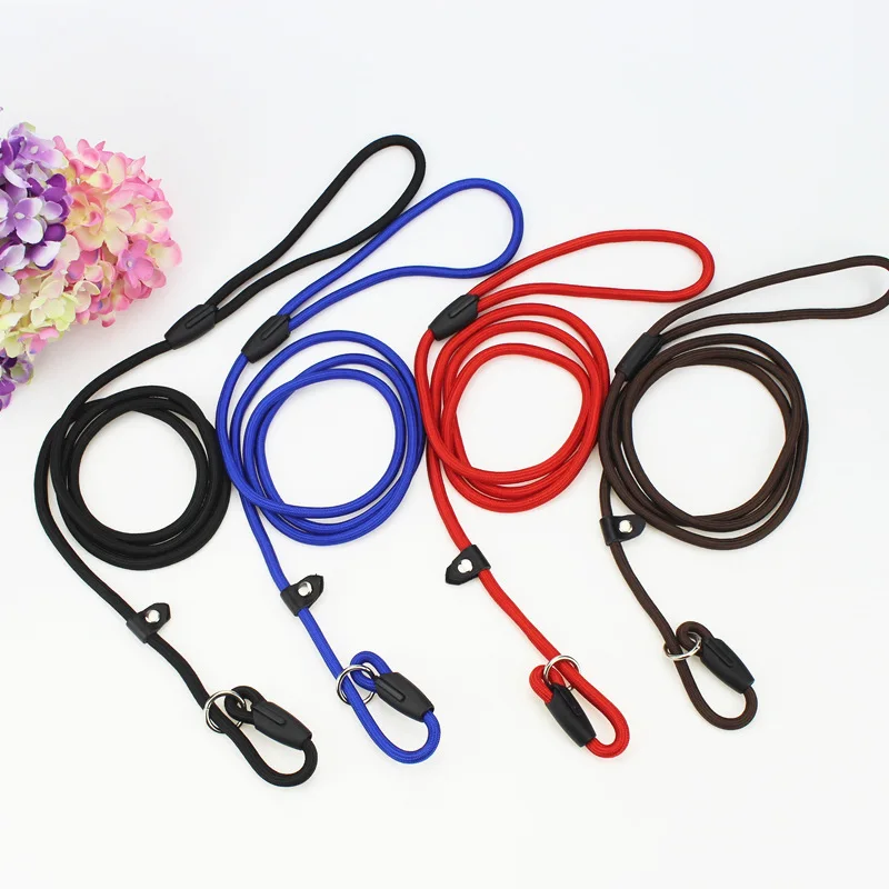 

small dog leash and collars Nylon dog traction rope Nella pet traction rope P chain traction belt walkdog rope dog chain harness