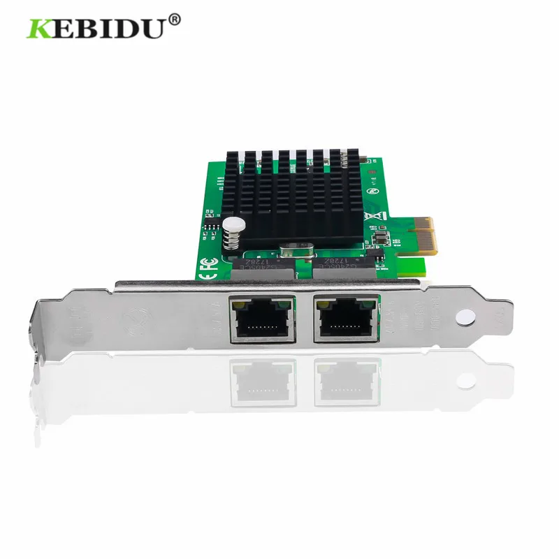 Сетевая карта KEBIDU 1000 Мбит/с гигабитный Ethernet 10/100/1000 м двойной PCI Express E сетевой