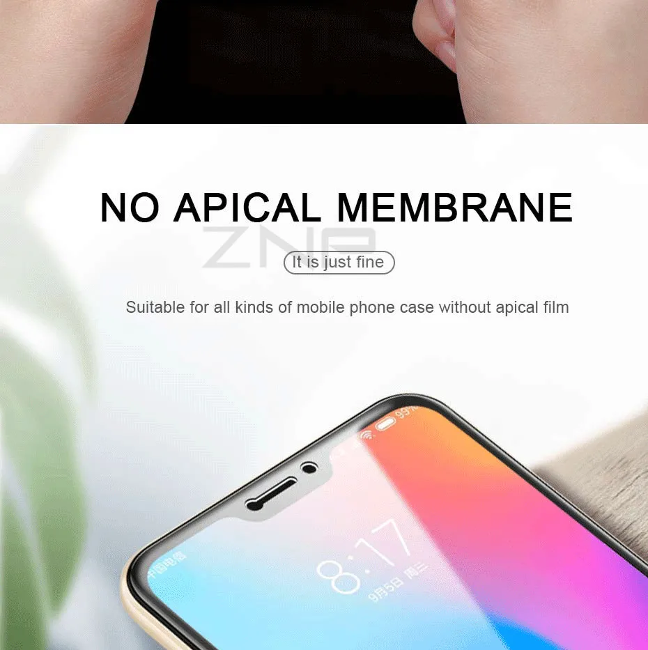 ZNP полное покрытие краев закаленное стекло для Xiaomi Redmi Note 5 6 7 Pro Защитная пленка для экрана для Redmi 7 6 6A 4X Redmi 5 Plus стекло