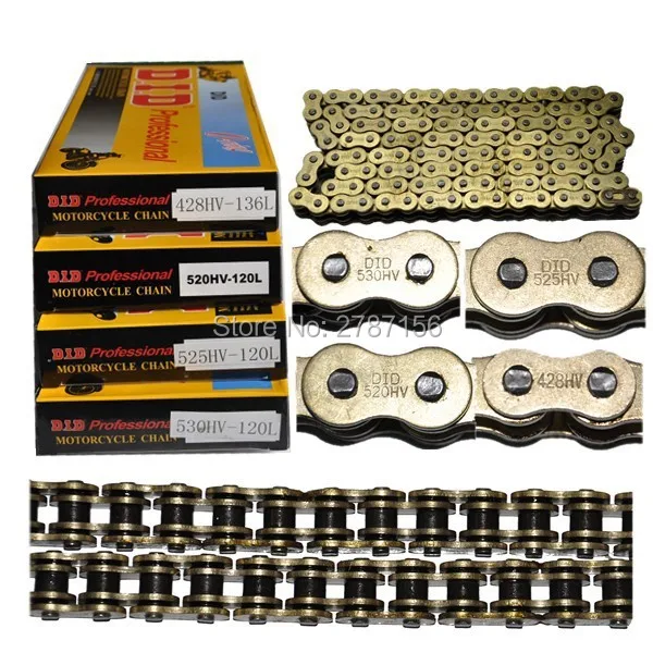 Горячая Распродажа высококачественные цепи для мотоциклов 428 DID уплотнительное