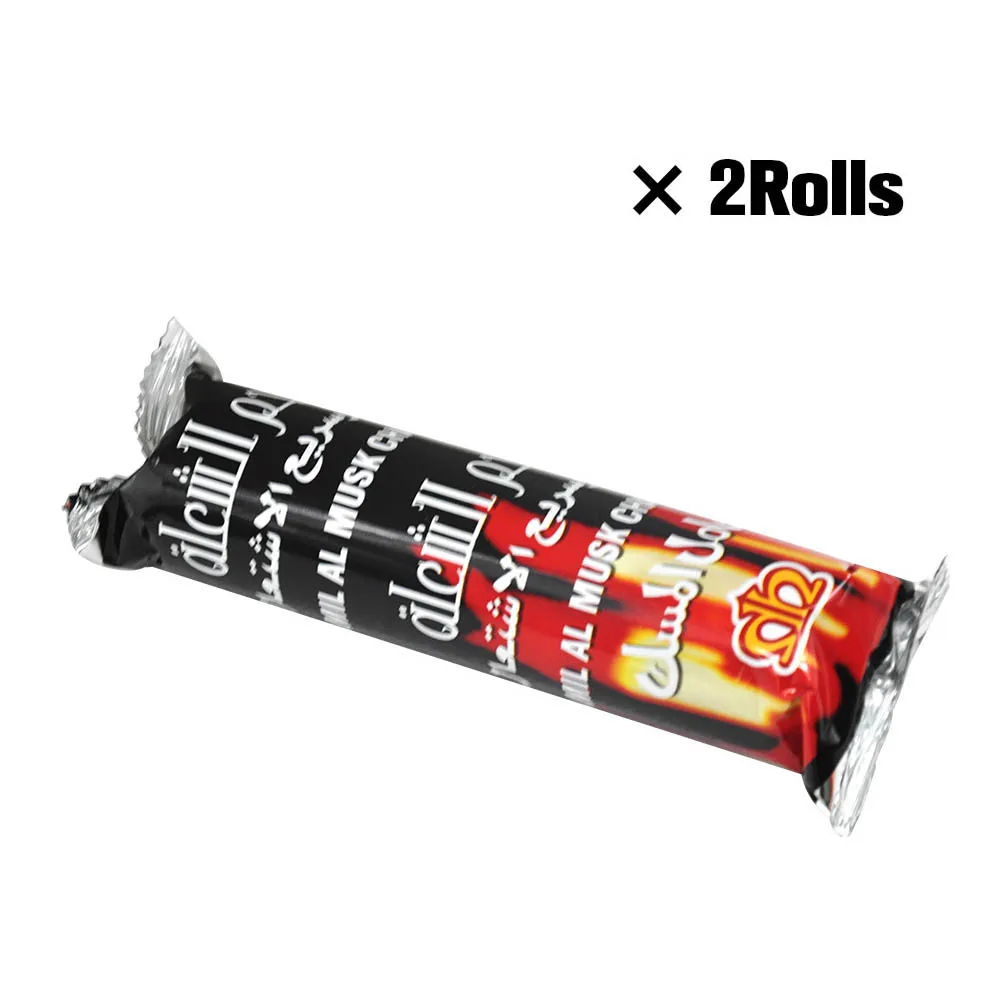 2 rolls 2 рулона AL FAKHER уголь для кальяна быстрое освещение долгое время горит более полностью Sheecha/Chicha/Narguile уголь аксессуары - Цвет: 2 rolls