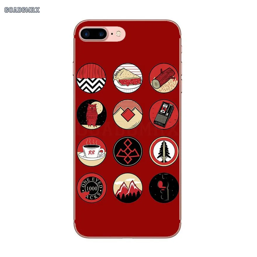 Прозрачный мягкий чехол для Samsung Galaxy J3 J5 J7 A3 A5 A7 2015 2016 2017 Note 3 4 5 8 Twin Peaks Fire Walk With