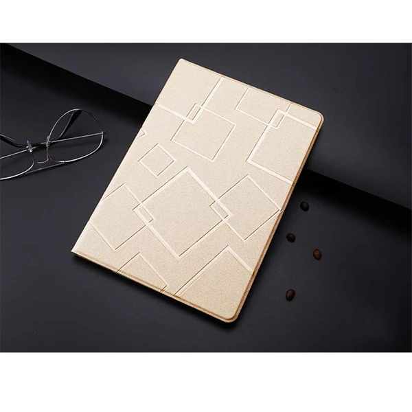 Для iPad Air 2 Air 1 чехол силиконовый мягкий чехол ультра тонкий PU кожаный умный чехол для Apple iPad Air 1 2 Чехол - Цвет: Gold