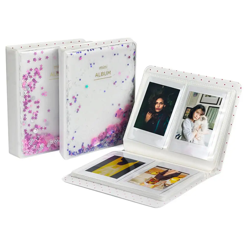 Цветной корпус 64 кармана 3 дюйма мини фотоальбом для Fuji Instax Mini 9 8 70s 25 LiPlay пленка