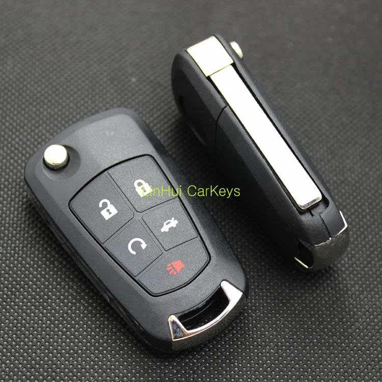

PINECONE for OPEL VECTRA 5 Buttons Uncut Brass Blade ORIGINAL Remote Blank ABS Key Shell 1PC