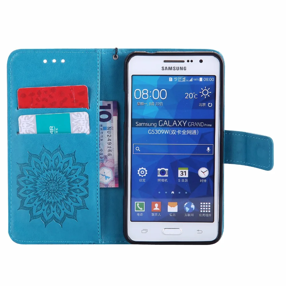 Роскошный чехол кошелек для Samsung Galaxy Grand Prime G530F G530FZ G530Y G530H G530FZ/DS защитный на заднюю