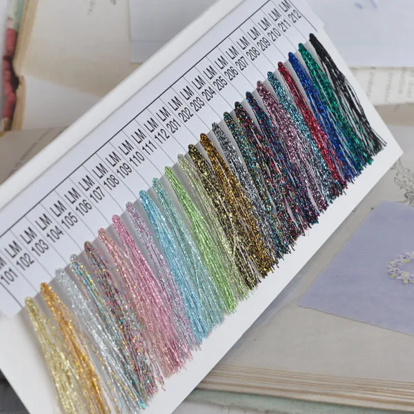 

Good quality Japan 24 color flashing Sewing thread,Embroidery thread,Sewing accessories