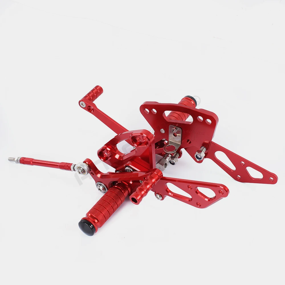 Полный CNC алюминиевый мотоцикл Регулируемый Rearsets задние наборы подножки для KAWASAKI