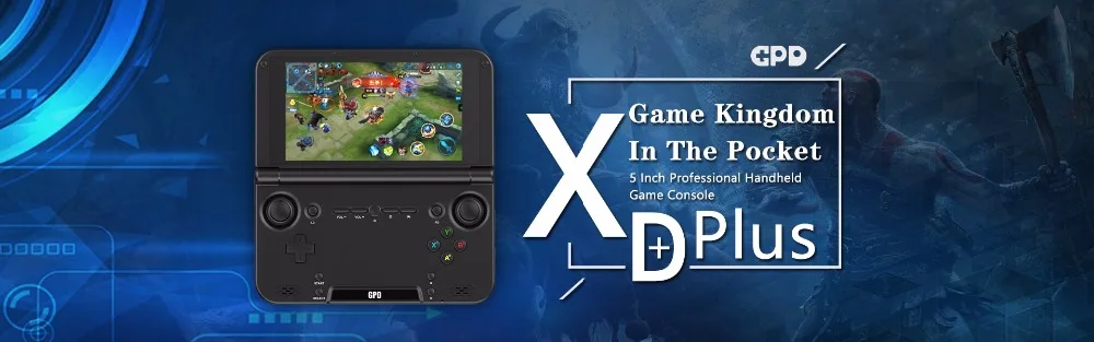 Новейший GPD XD Plus 5 дюймов 4 ГБ/32 ГБ Bluetooth 1280*720 процессор MT8176 шестиядерный портативный игровой консоли ноутбук черный Onsale