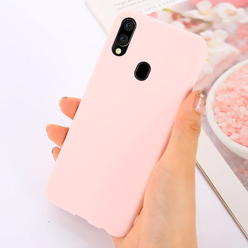 Однотонный Мягкий ТПУ силиконовый чехол для samsung Galaxy A10 A30 A40 A50 A70 чехол для samsung Galaxy M20 S10 Plus S10E чехол