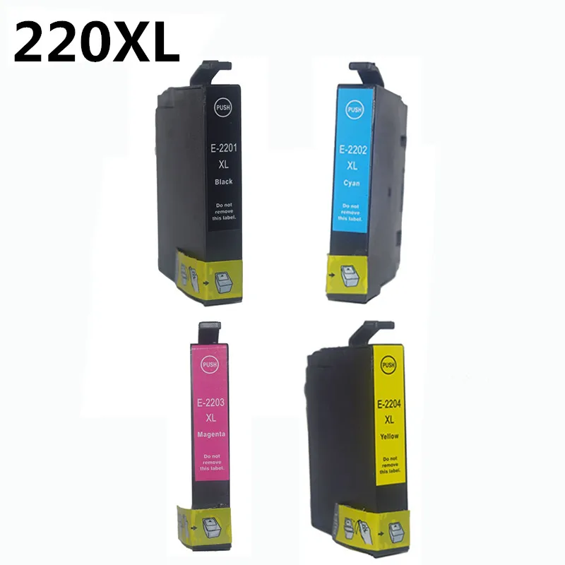 

220XL T220 Full Ink Cartridge for Epson WorkForce WF-2760 WF-2650 WF-2630 WF-2260 WF-2750 Expression home XP-320 XP-420 XP-424