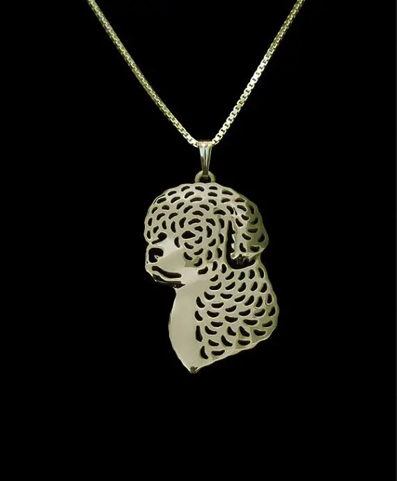 Оптовая продажа ожерелье ручной работы в стиле бохо шик с подвеской Lagotto Romagnolo