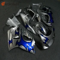 motorcycle fairings for gsxr600750 1996 1997 1998 1999 2000 silver abs plastic panels kit h3