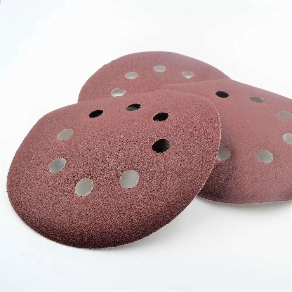 

20pcs 5 Inch 125mm Round Sandpaper w Eight Hole Disk Sand Sheets Grit 60-1000 Hook and Loop Sanding Disc Polish
