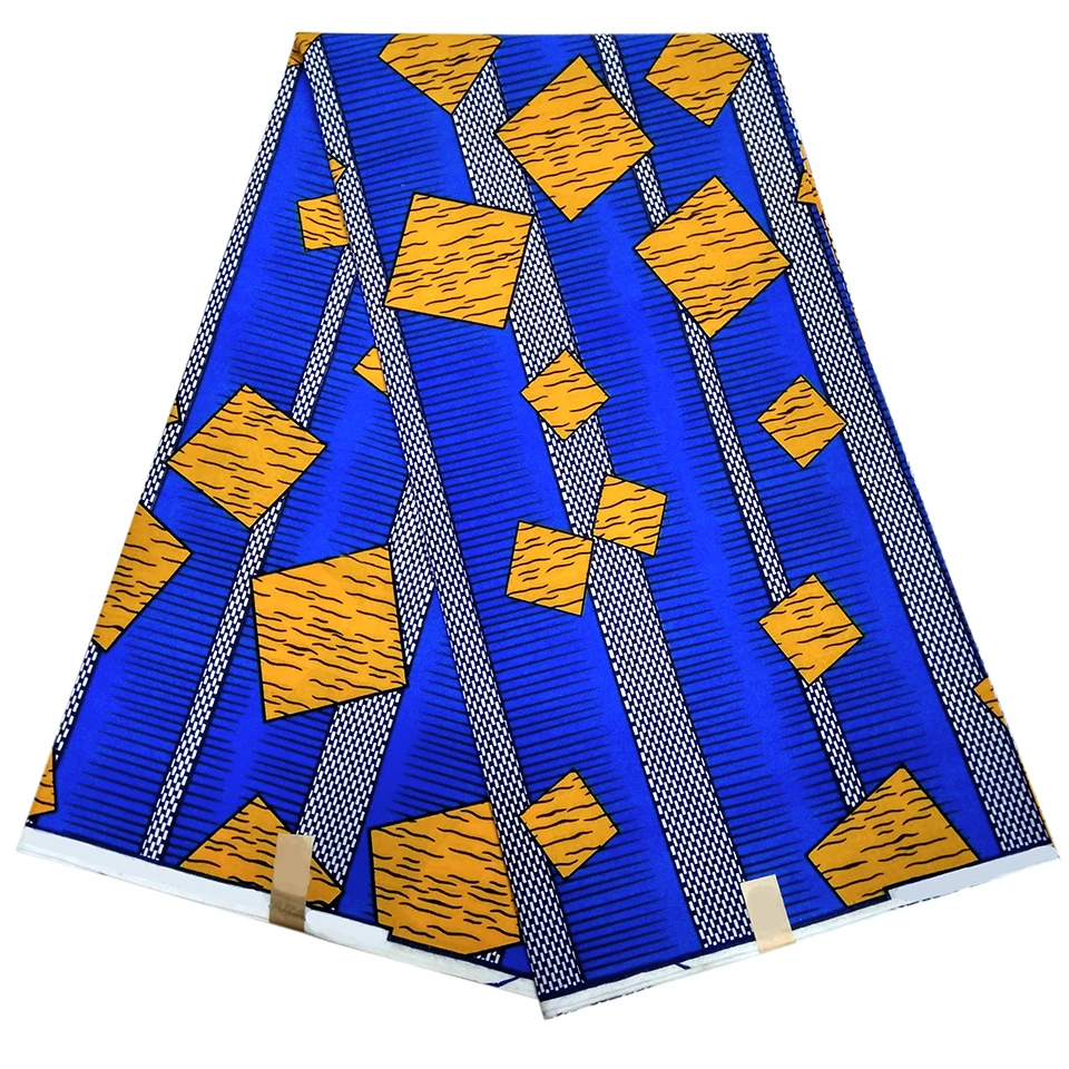 

LBL-119 Royal Blue Deluxe African Real Wax Prints Fabric Ghana Textile Printing Real Wax free shipping