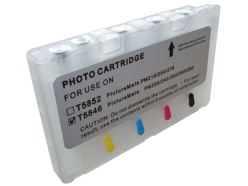T5852 многоразовый чернильный картридж для Epson PictureMate PM210 PM250 PM270 PM215 PM235 PM310 с чипом ARC